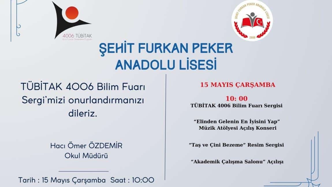 TÜBİTAK 4006 Bilim Fuarı Sergimiz